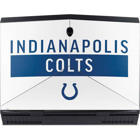 NFL Indianapolis Colts White Performance Series Dell Alienware Skin